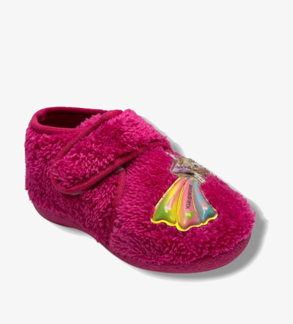 Akinalbella Akınal 1020.P.818-26 Snow Queen Figürlü Cırtlı Kız Çocuk Halı Ayakkabı 25-30 model görseli