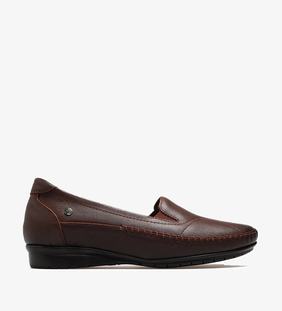 Forelli Lady-h Kadın Hakiki Deri Ortopedik Comfort Günlük Ayakkabı 25y 51302 Z Siyah Taba model görseli