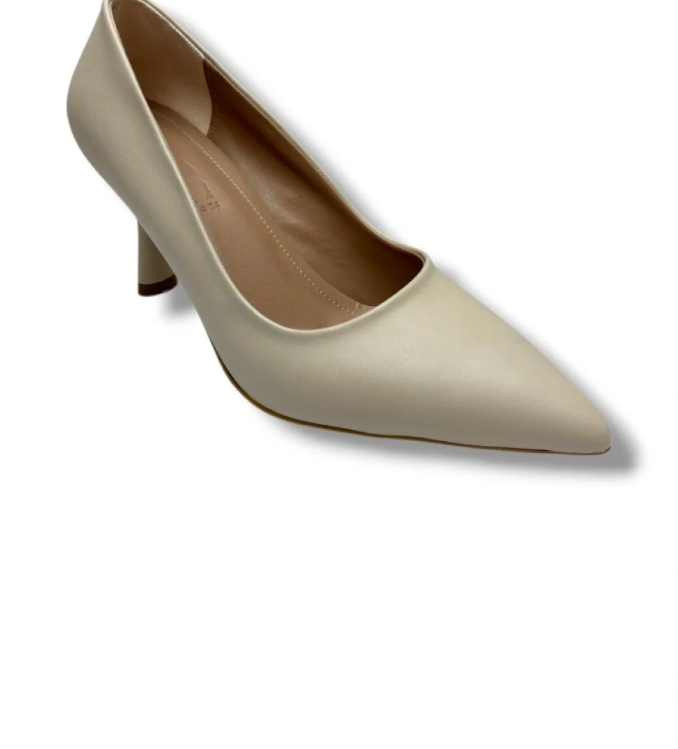 C-Shoes 3149-26 Cilt Deri Orta Boy İnce Topuk Kadın Stiletto - Görsel 1