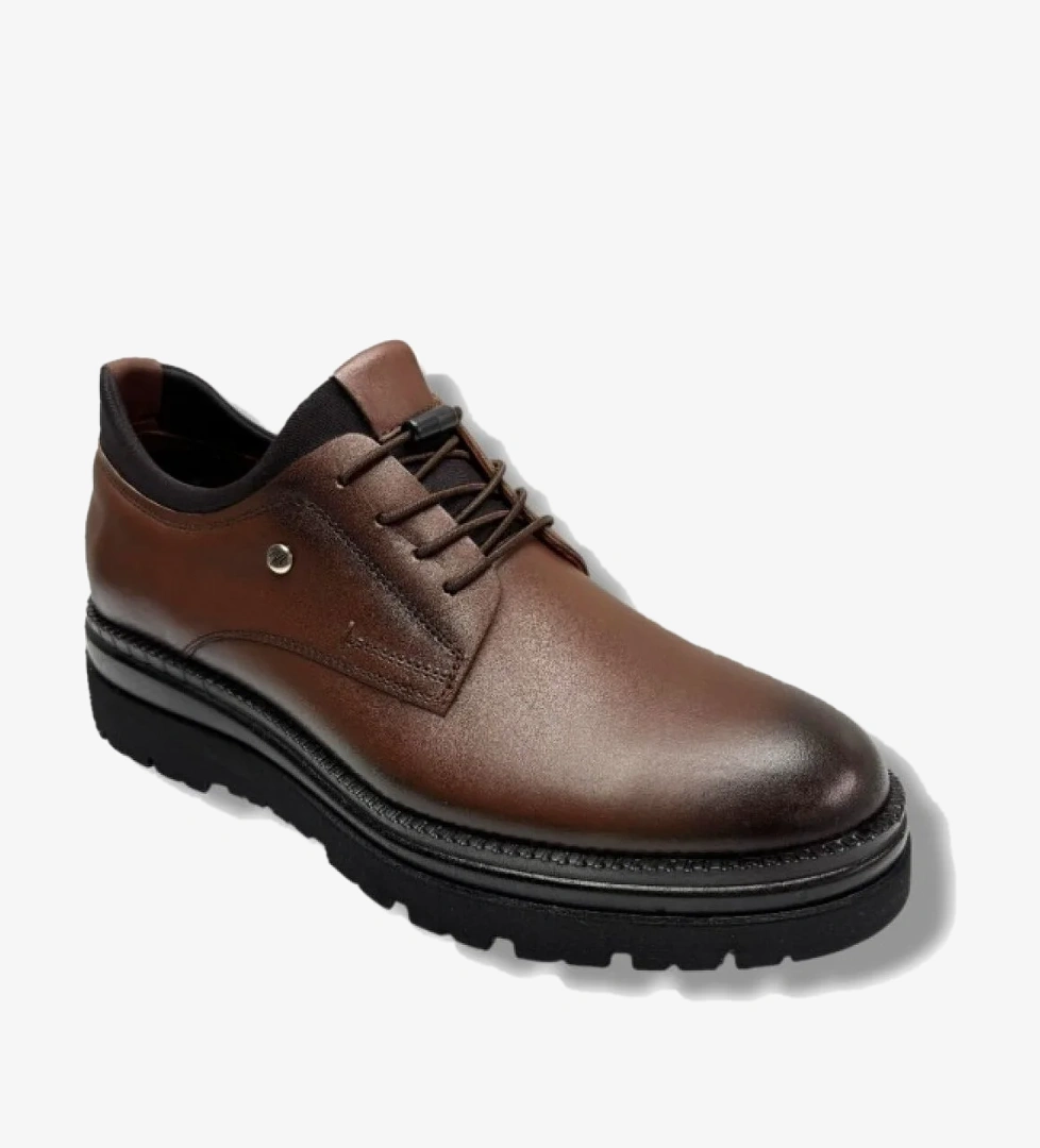 Nevzat Öge K1273-26 Hakiki Deri Lastik Bağcıklı Anatomik Erkek Ayakkabı model görseli