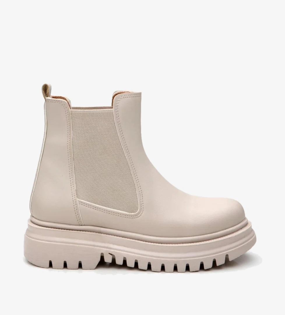 Yaya By Hotiç Bej Kadın Düz Bot model görseli