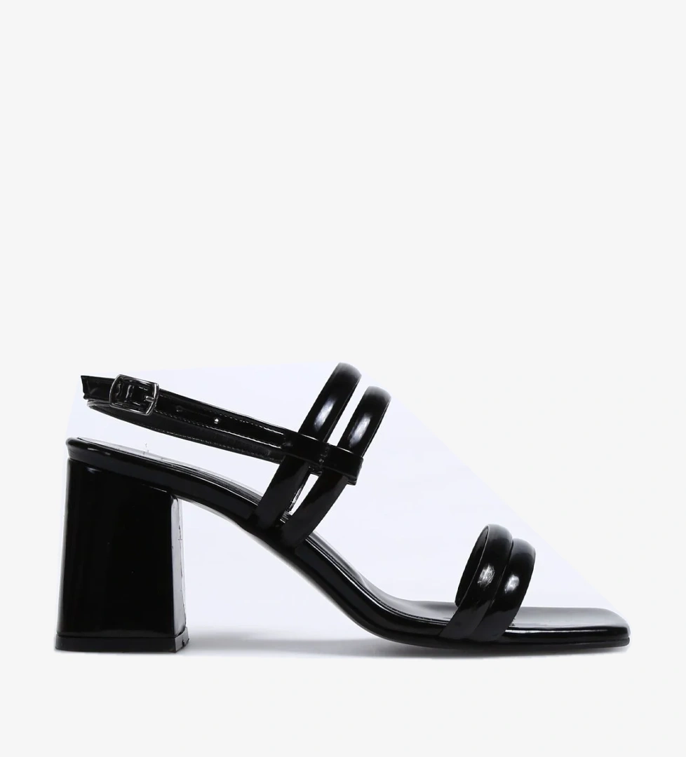 Fabrika Fabrika Siyah Kadın Topuklu Sandalet LUMIR Topuklu Ayakkabı | Flo Siyah - 1. görsel