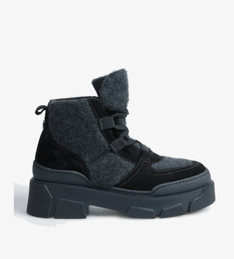 Fabrika Fabrika Siyah Kadın Bot D-ELMIRA | Flo Siyah - 1. görsel