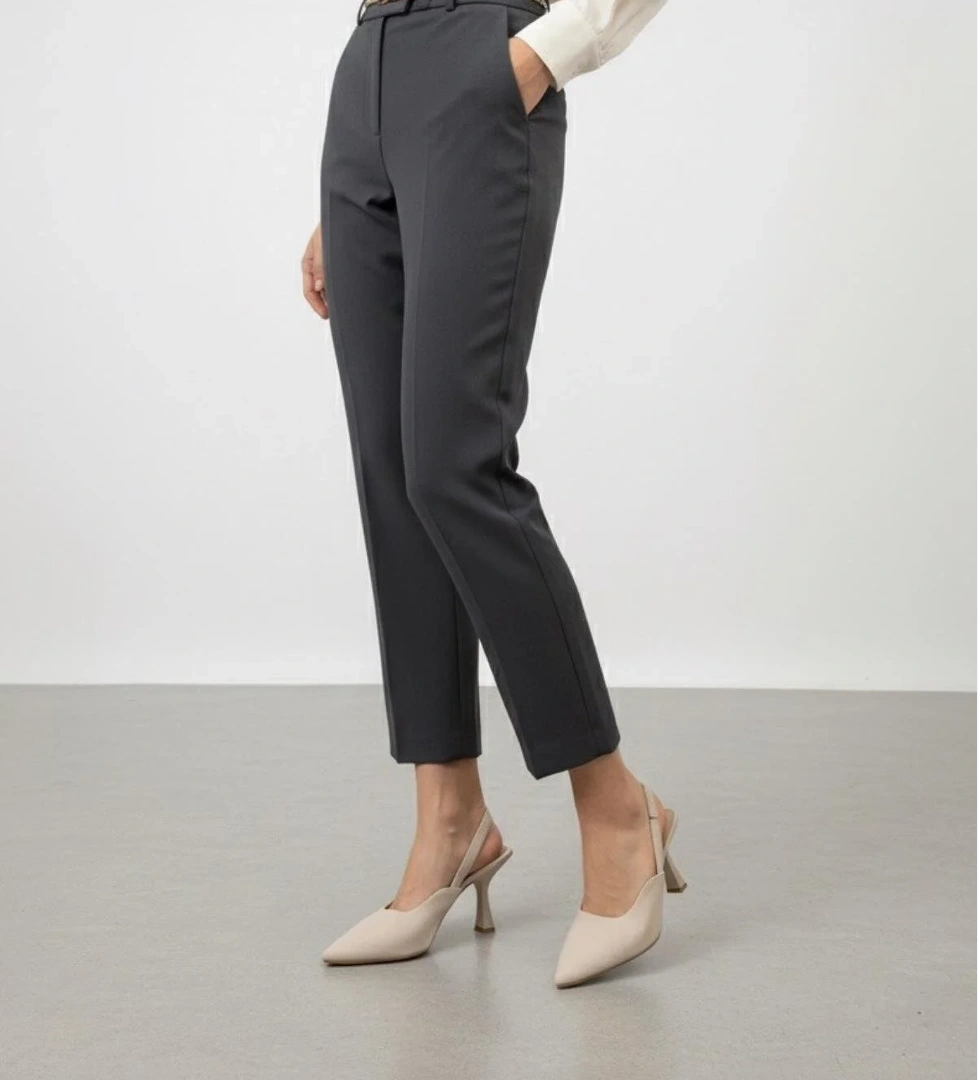 Le Guzzi 3857 Kadın Saten 8 Cm Topuklu Ayakkabı - Görsel 1