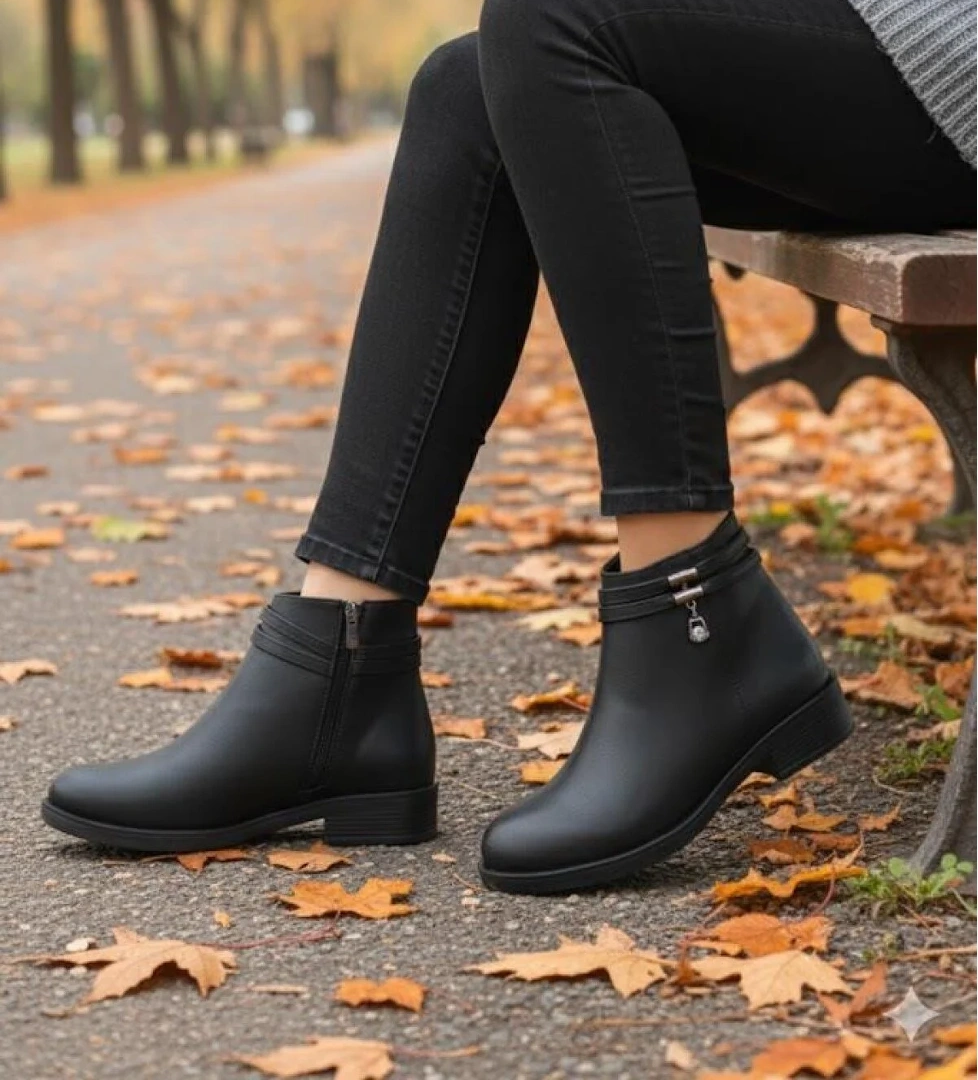 Fort 51154 Sedef Rahat Esnek Sıcak Astar Kaymaz Taban Kadın Bot model görseli