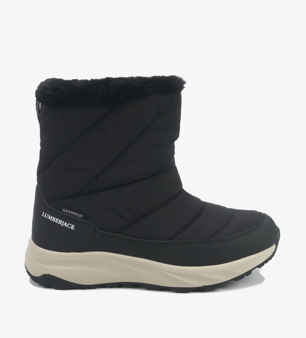 EVIZANDE 5PR Siyah Kadın Kürklü Bot - Görsel 1