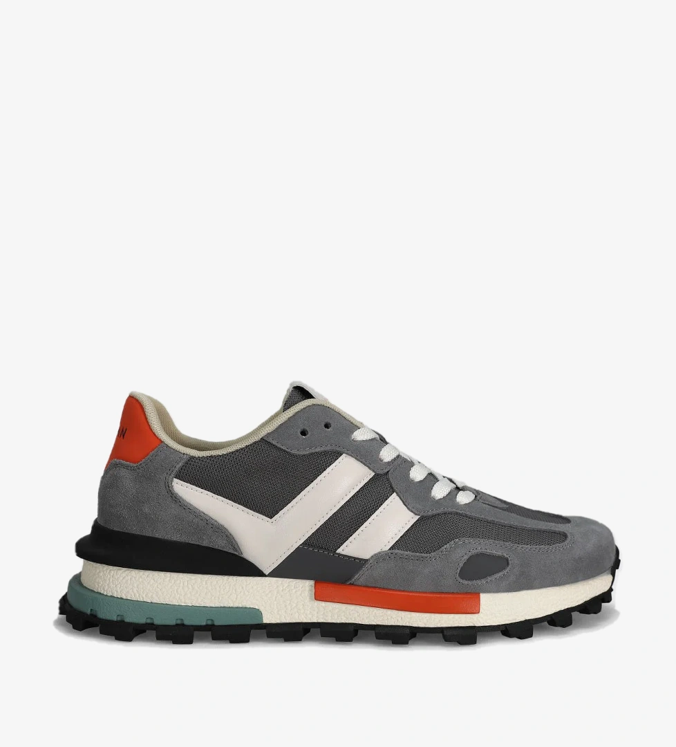 Lufian Erkek Auke Sneaker Ayakkabı 111230272 Gri Taş model görseli