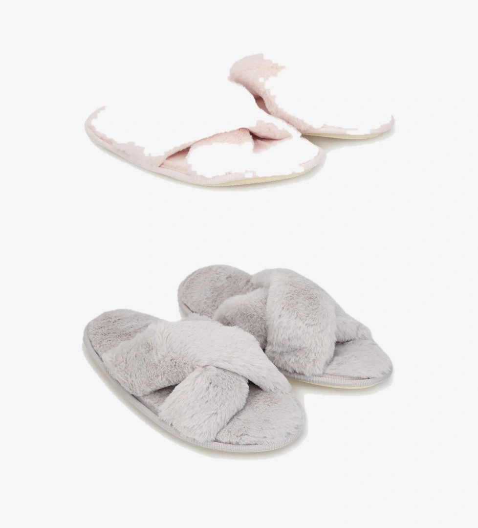 Bayan Terlik 6722001S2 Gri-Pudra