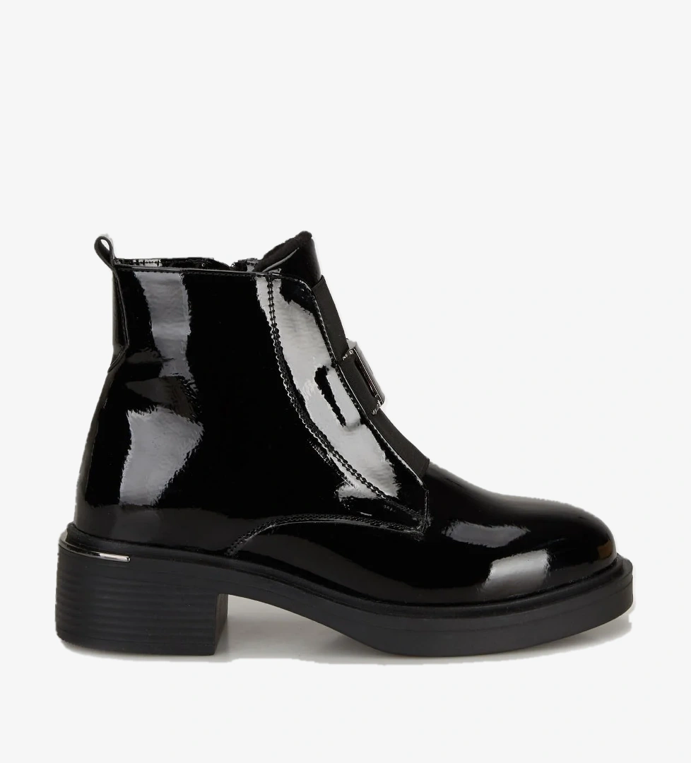 Pierre Cardin Bayan Bot PC55159 Siyah Kırışık model görseli