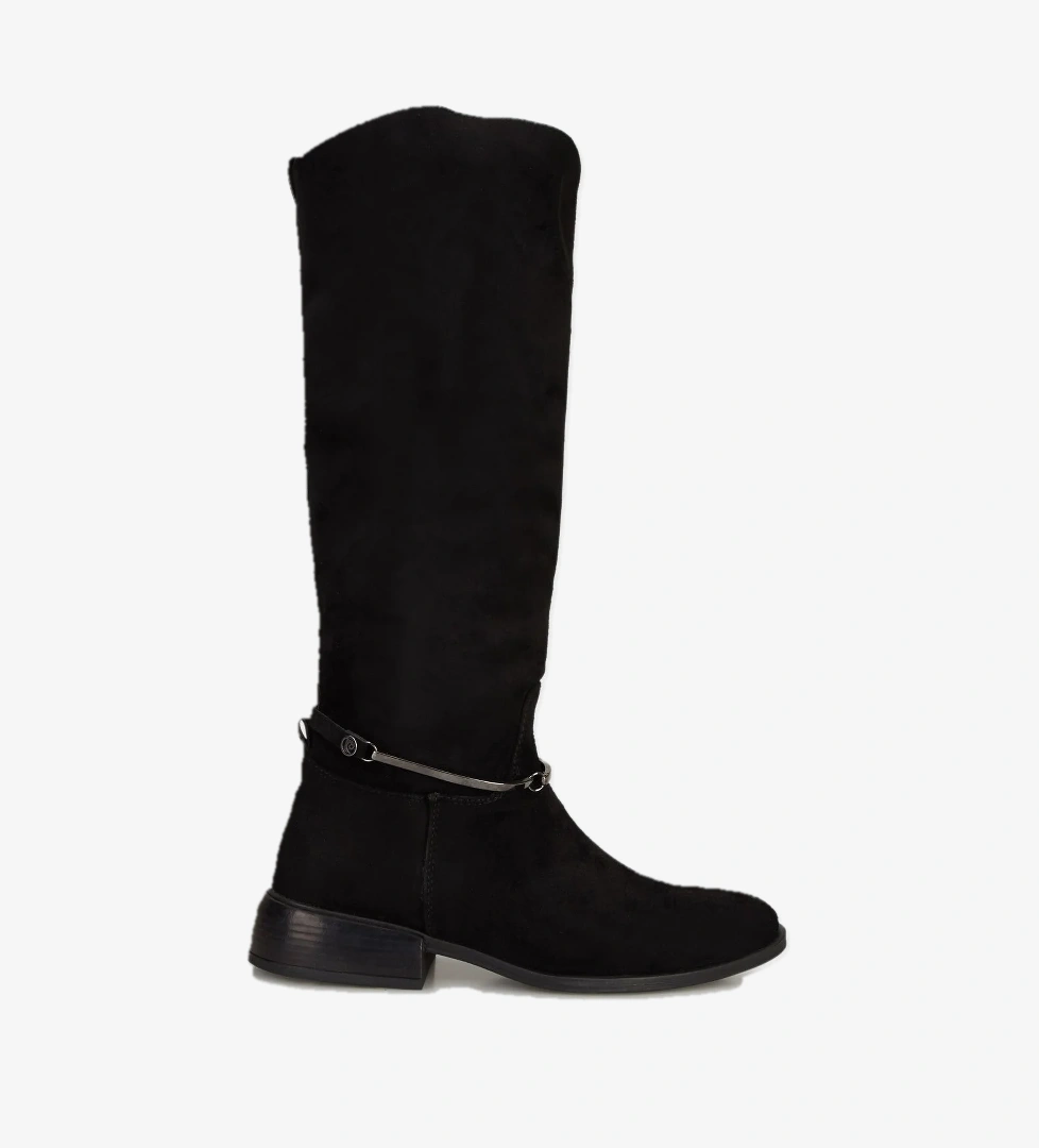 Pierre Cardin Bayan Çizme Pc55048 Si̇yah Kahve Süet model görseli