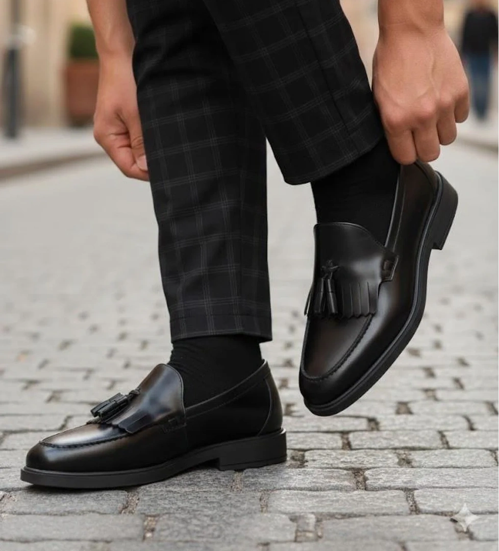 Mehmet Mete 2208 Clas Açma Deri Hakiki Deri Loafer Erkek Ayakkabı model görseli