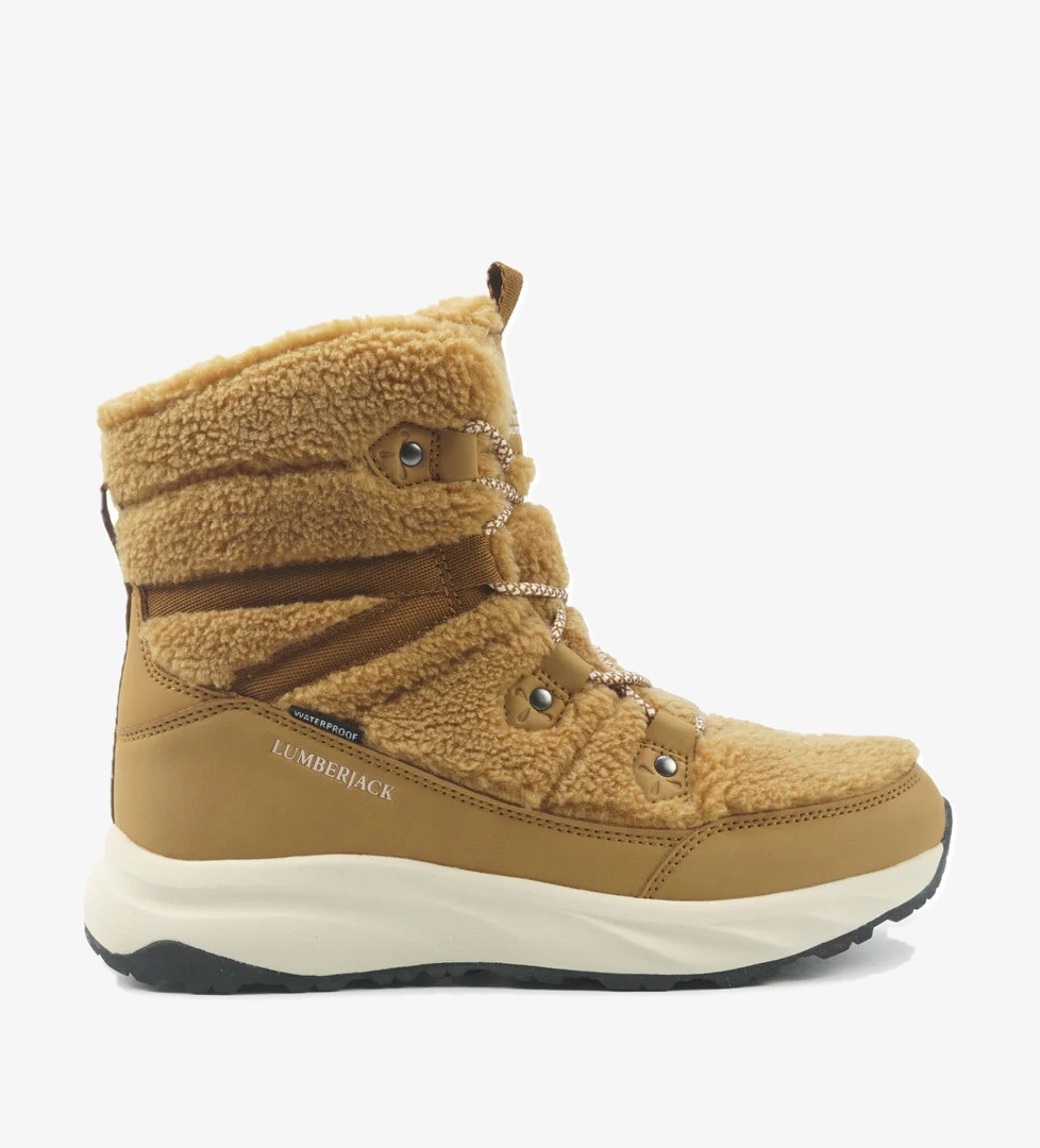 KIWI 5PR A KAHVE Kadın Kürklü Bot - Görsel 1