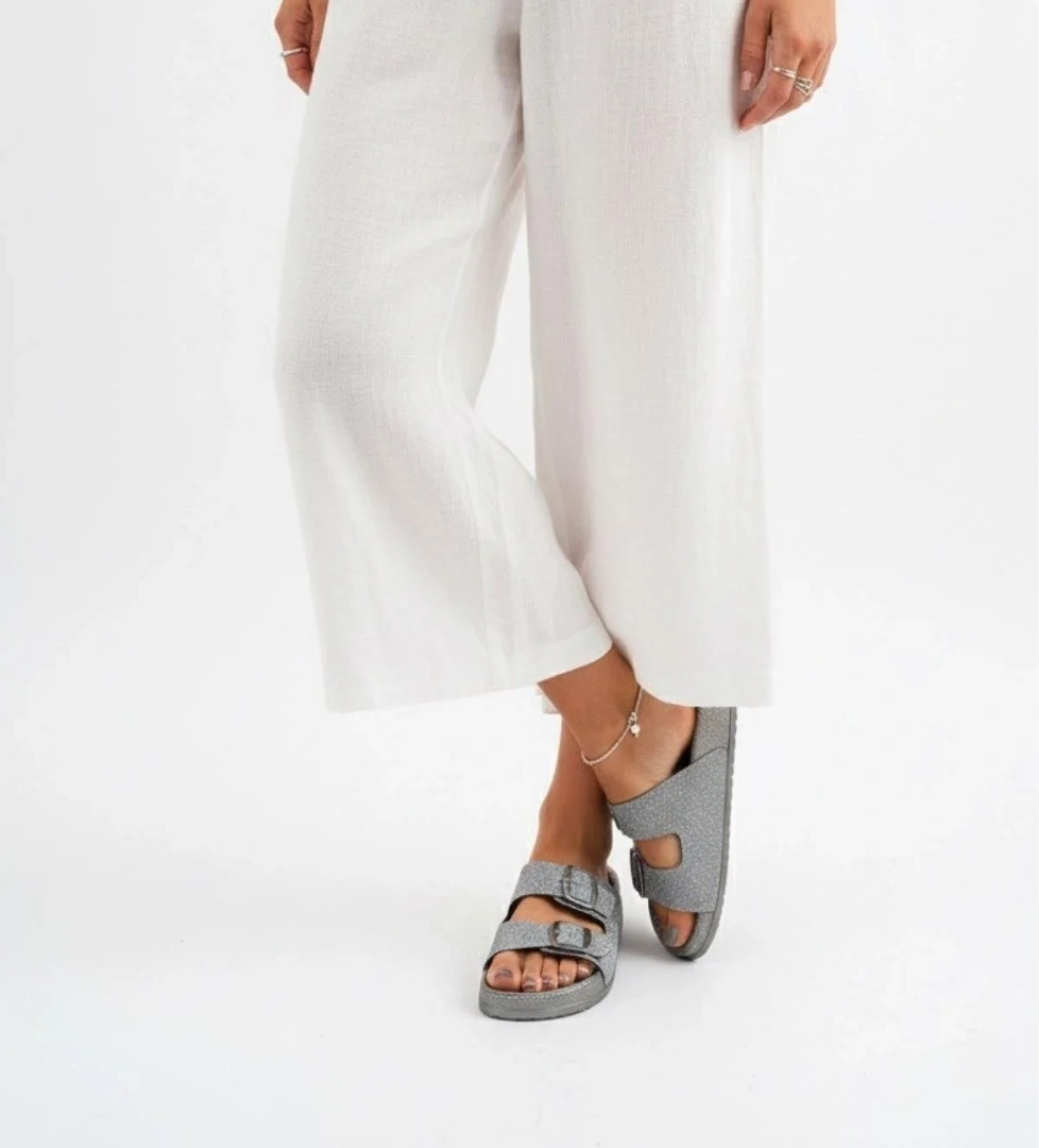 20061 Kadın Anatomik Rahat Taban Tokalı Günlük Terlik