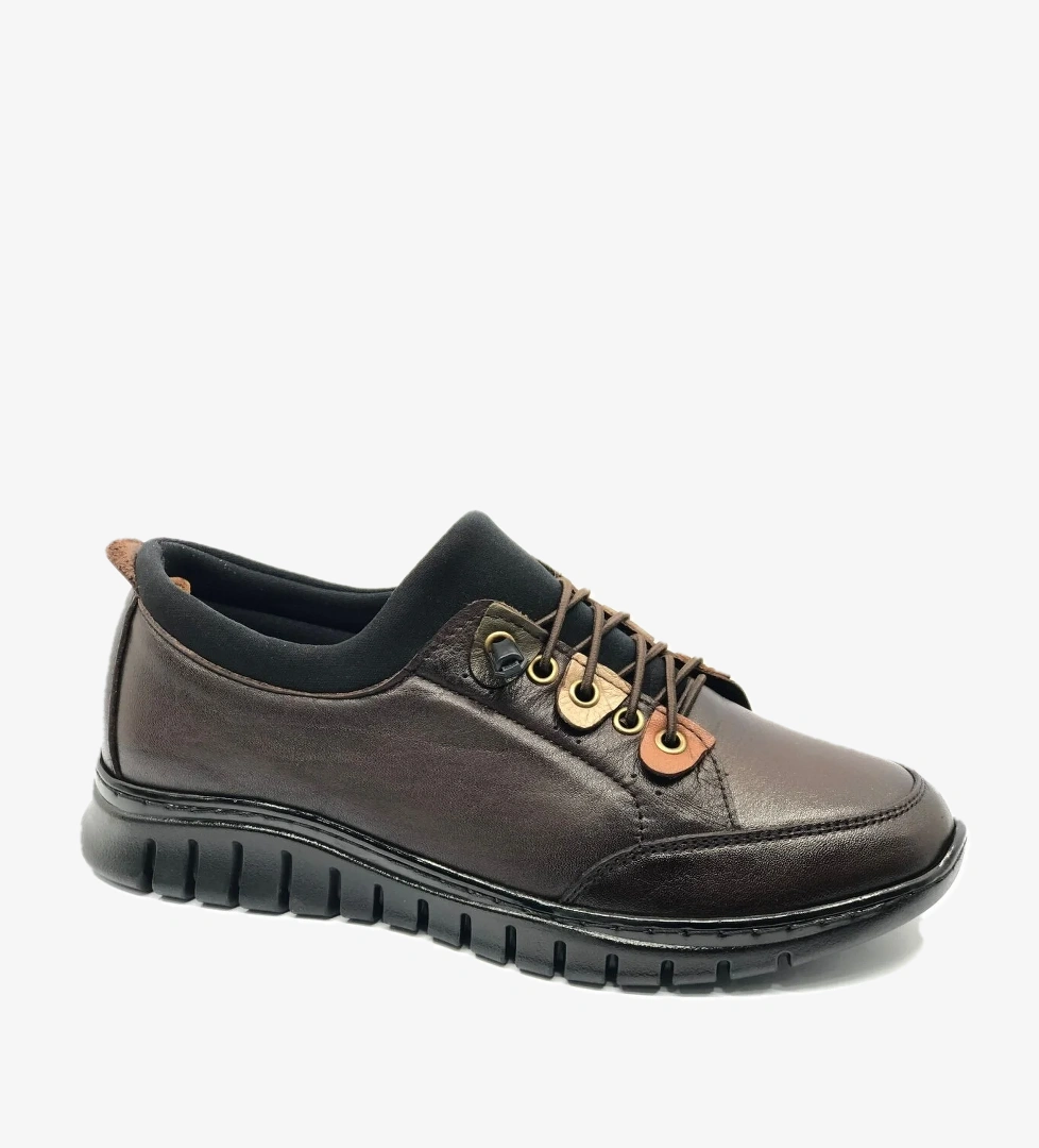 Alfalotti 84165 Hakiki Deri Ortopedik Kadın Casual Ayakkabı