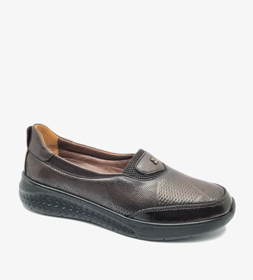 Alfalotti 401 Hakiki Deri Ortopedik Kadın Casual Ayakkabı