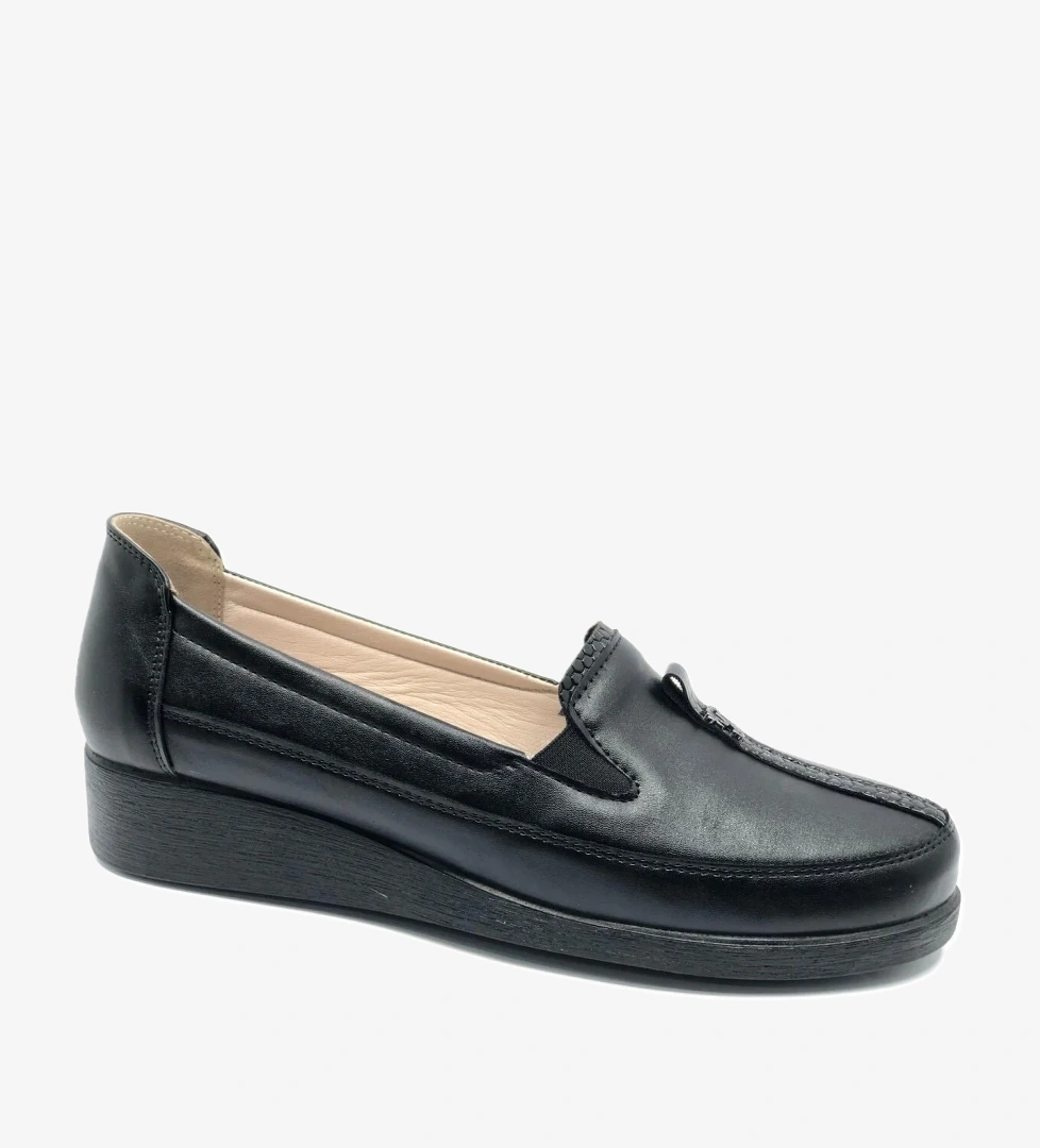 315211 Dr.Tavsiyeli İçi %100 Deri 42 numara Anne Kadın Babet Ayakkabı - Görsel 1