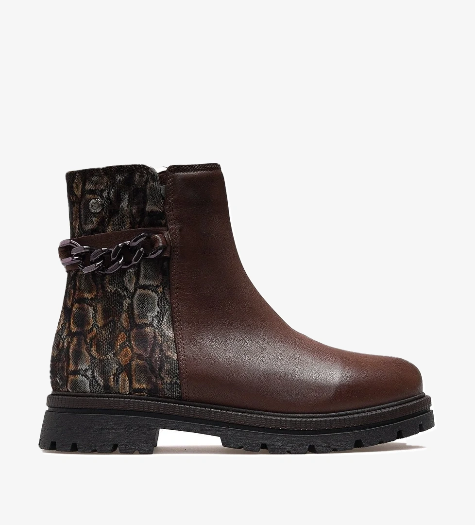 Kadın Hakiki Deri Toka Detaylı Günlük Bot 25k D25kb-4240 Z Kahve