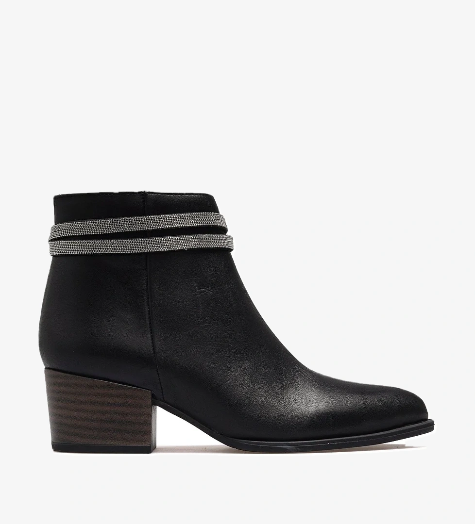 Mammamia Kadın Hakiki Deri Topuklu Günlük Bot 25k D25kb-4315 Z Siyah model görseli