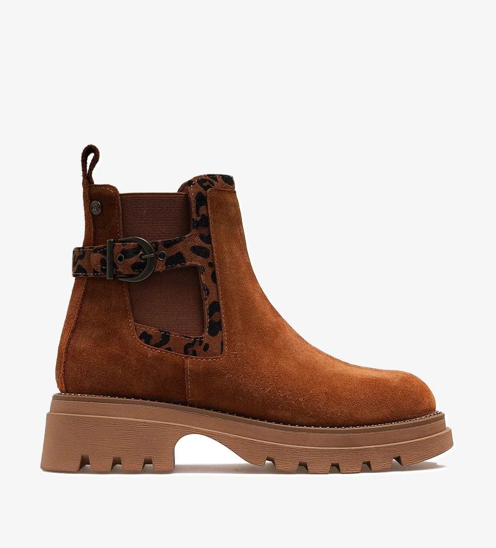 Kadın Hakiki Deri Casual Günlük Bot 25k D25kb-4185 Z Taba Süet - Görsel 1