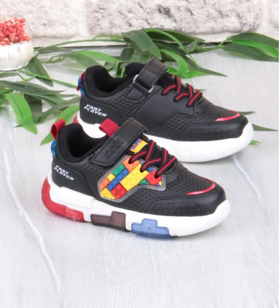 Cool Heros Rahat Logo Desenli Işıklı Erkek Çocuk Ayakkabı