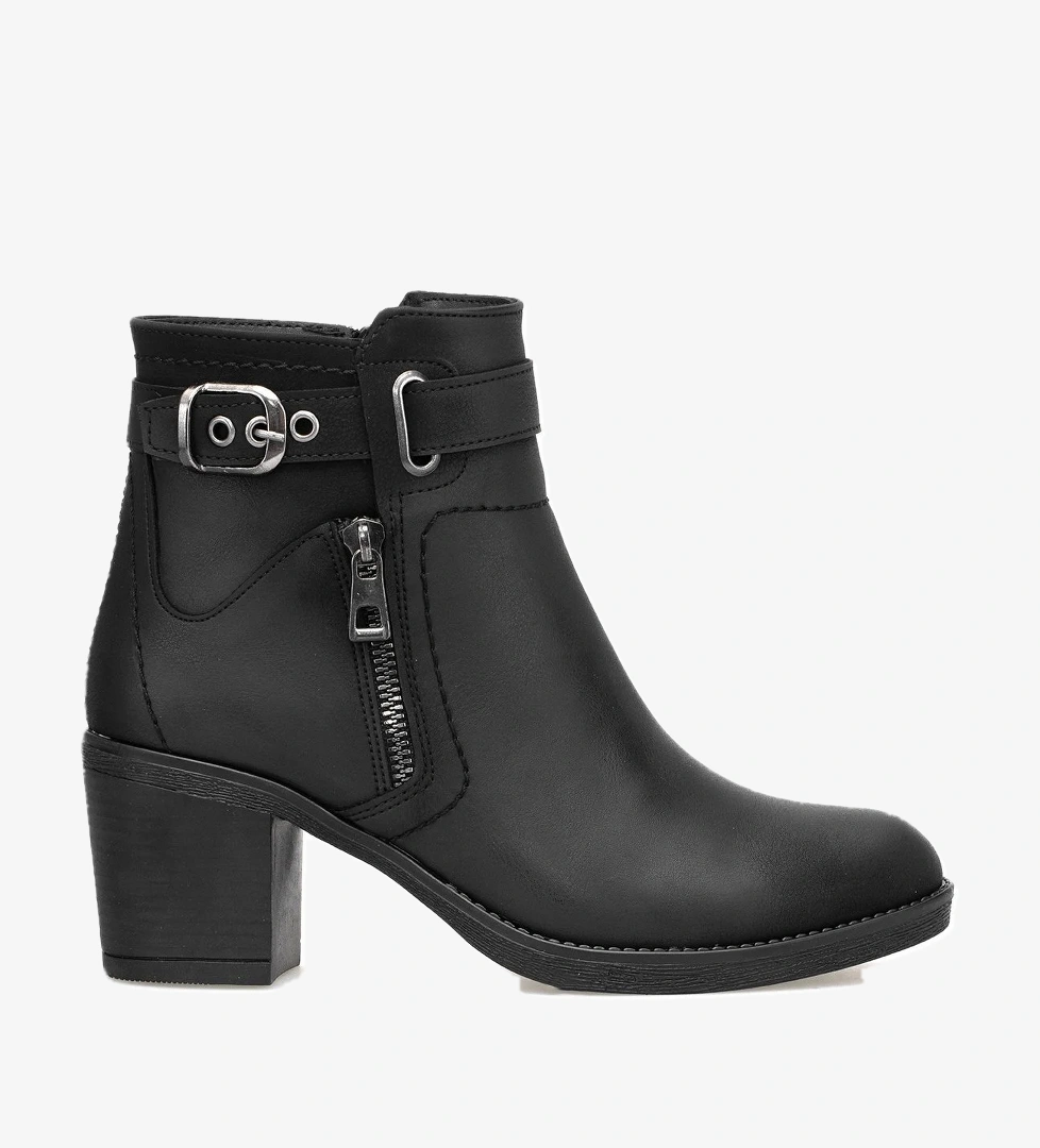 Elit SYHZ1615 Kadın Topuklu Bot Siyah - Görsel 1