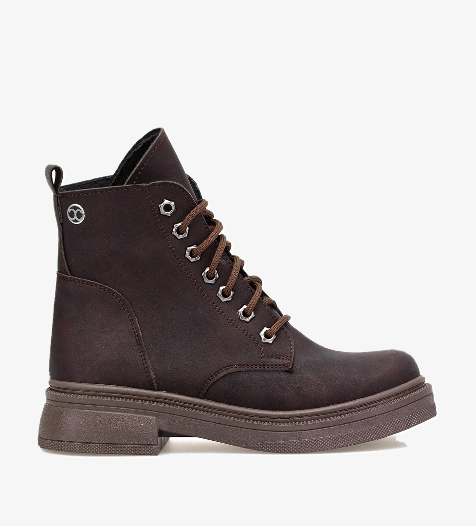 Elit OZRSL909SN Kadın Klasik Bot Kahverengi - Görsel 1