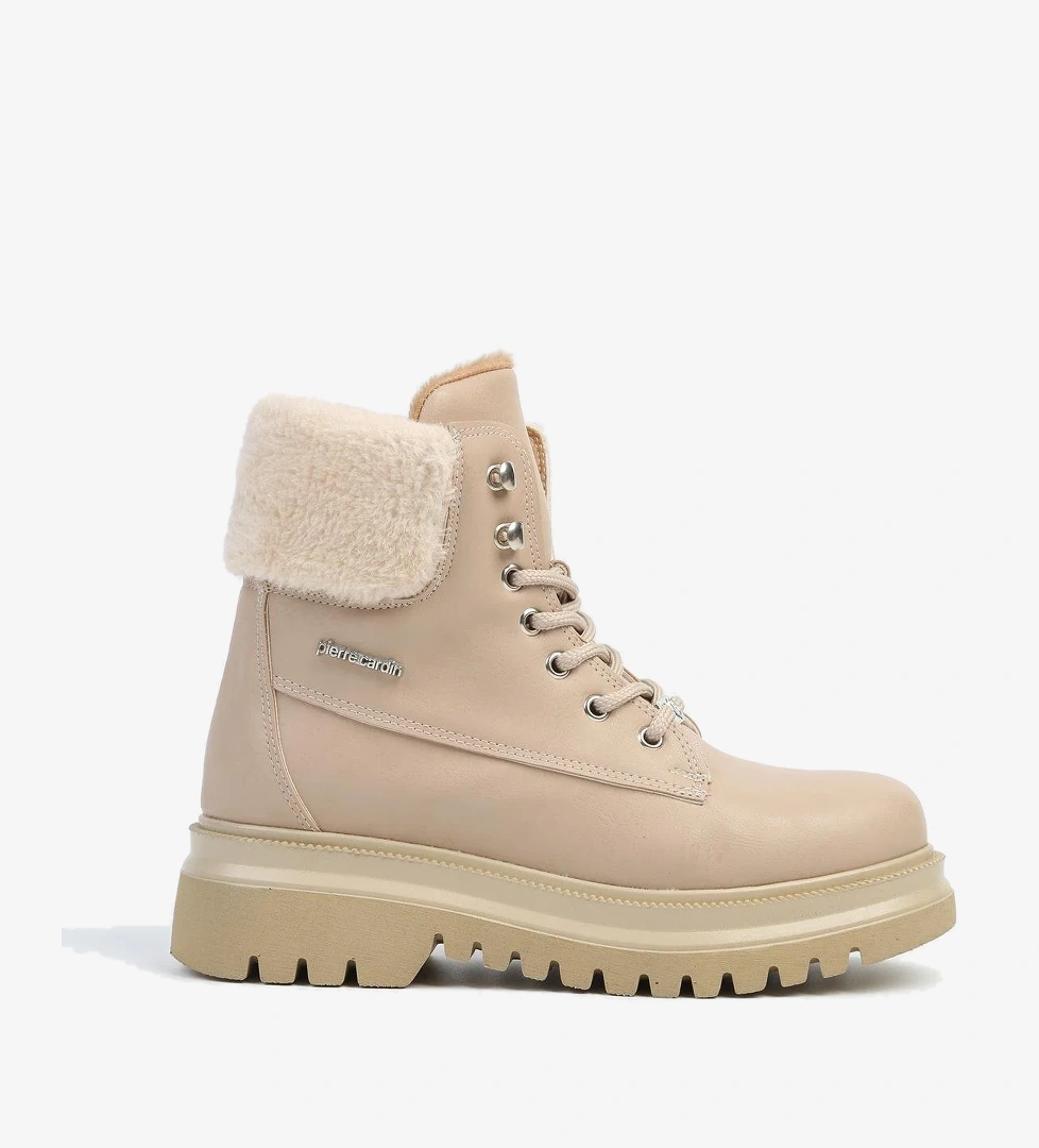 ® | PC-52435-3076 Bej Cilt - Kadın Bot - Görsel 1