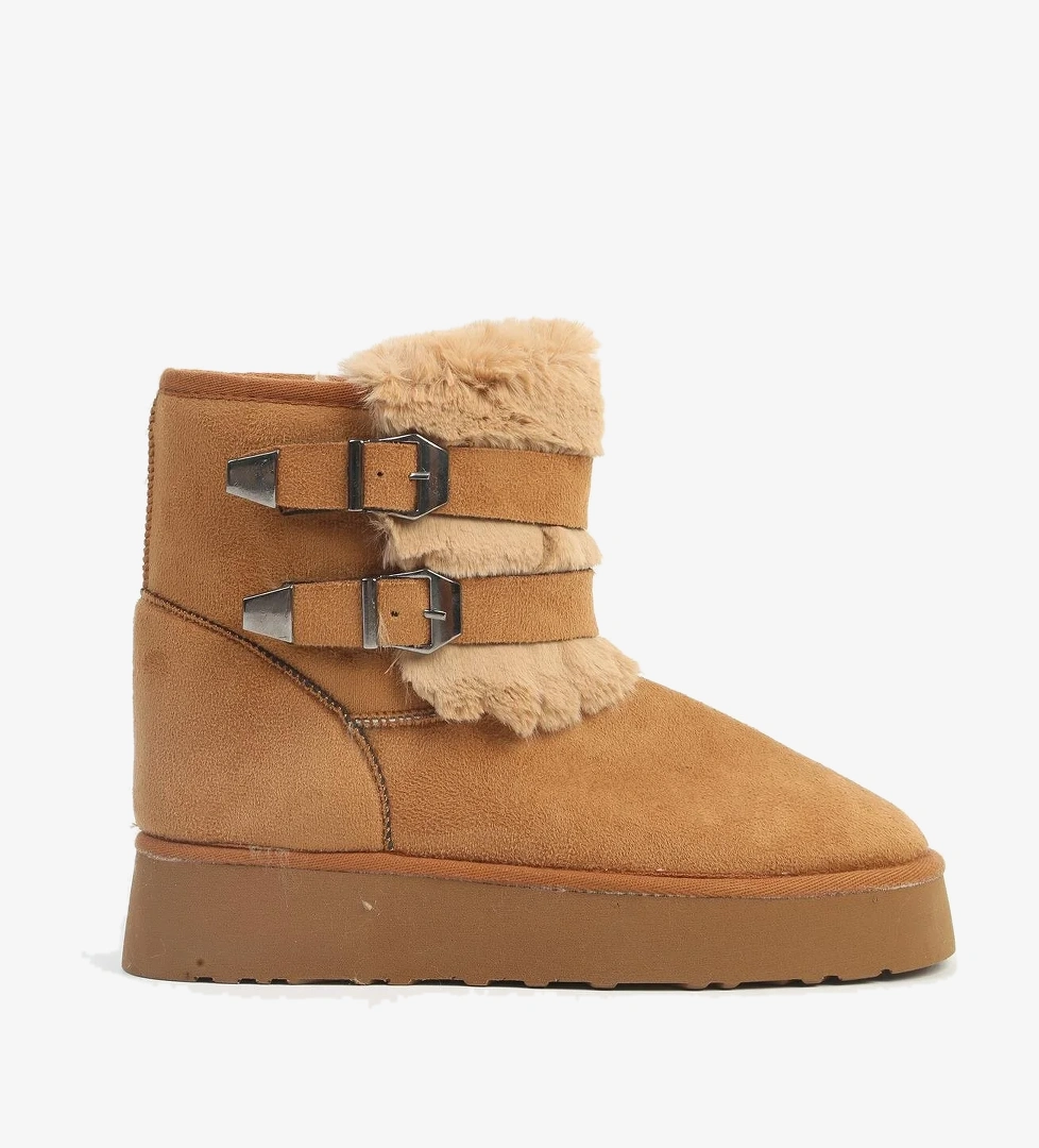 ® PC-52707 Taba Kadın Bot - Görsel 1