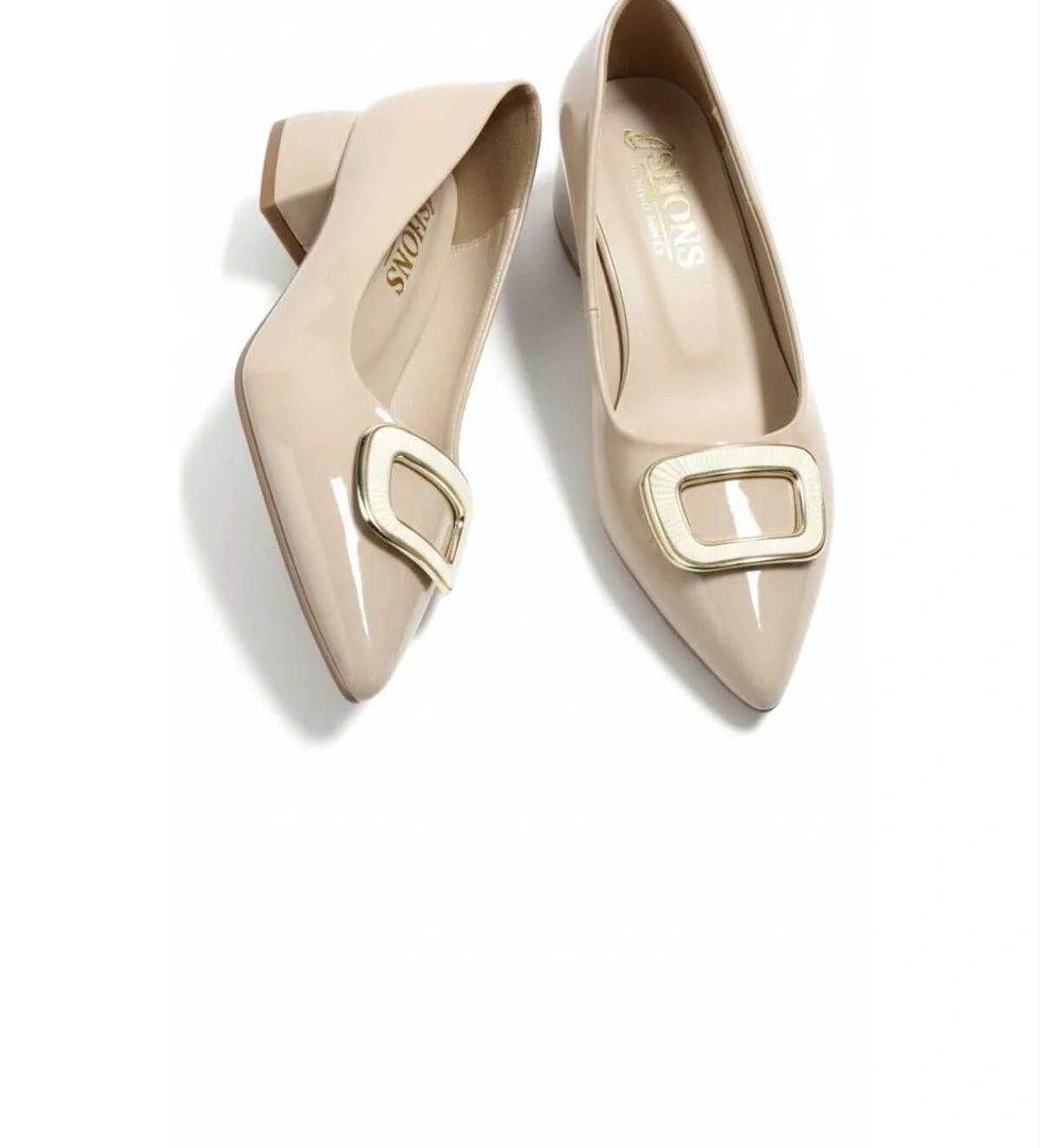 Mcdark 060 Rugan Klasık Topuklu Günlük Casual Ayakkabı model görseli