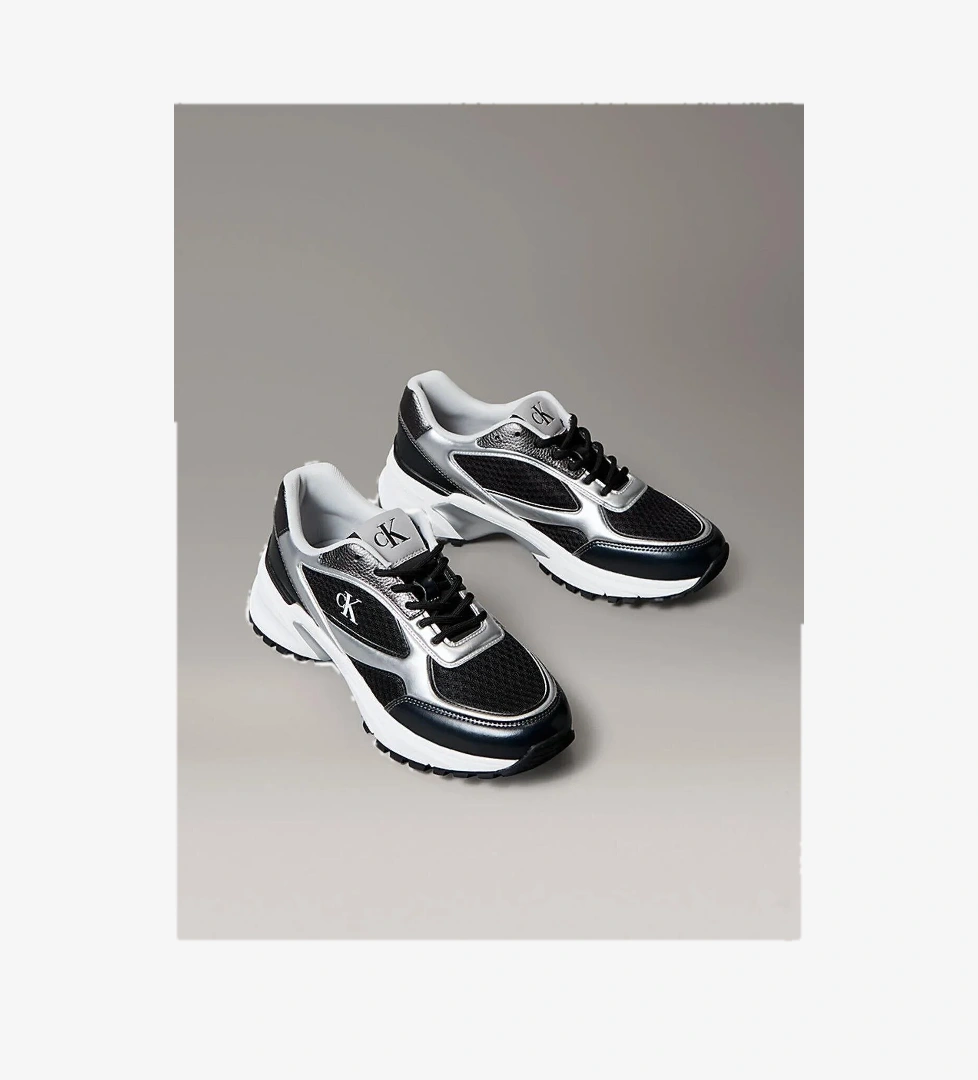 Erkek Hıke Runner Laceup Mesh Mıx Met Ayakkabı Ym0Ym0140201L - Görsel 1