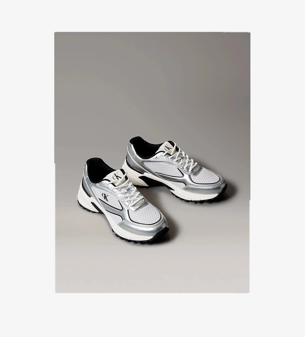 Erkek Hıke Runner Laceup Mesh Mıx Met Ayakkabı Ym0Ym014020Ix - Görsel 1