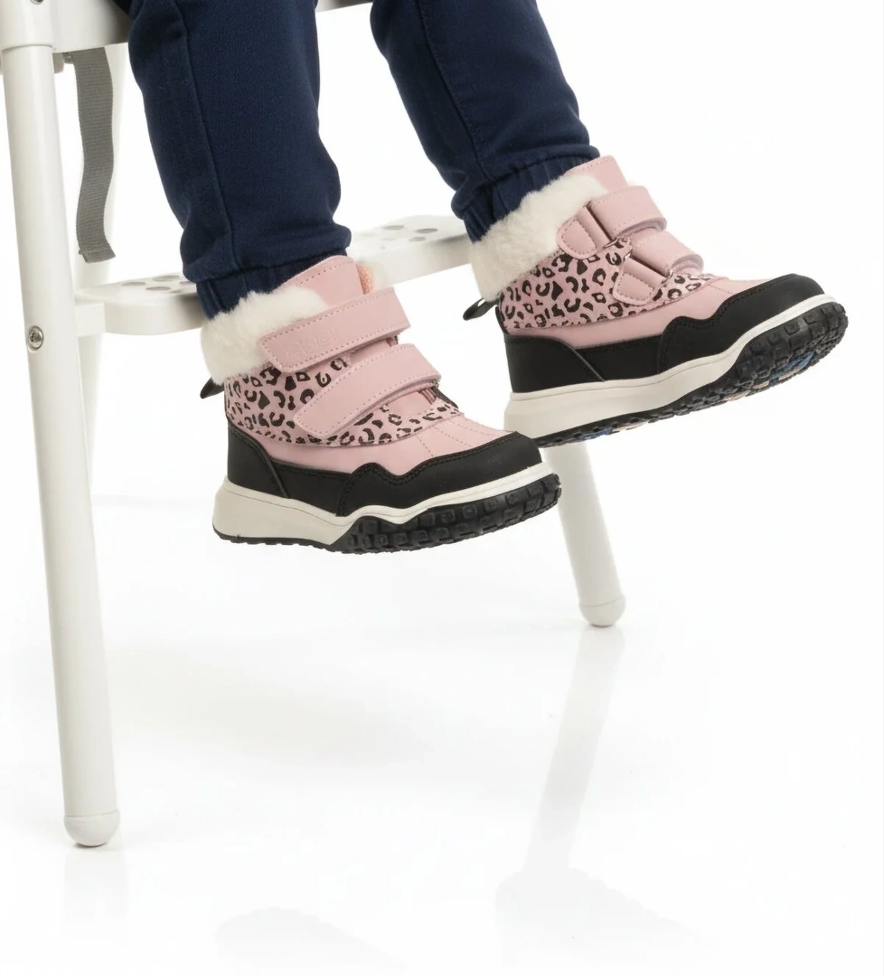 Cool Kahve Siyah Cırtlı Kaymaz Taban Unisex Çocuk Bot Shade B model görseli