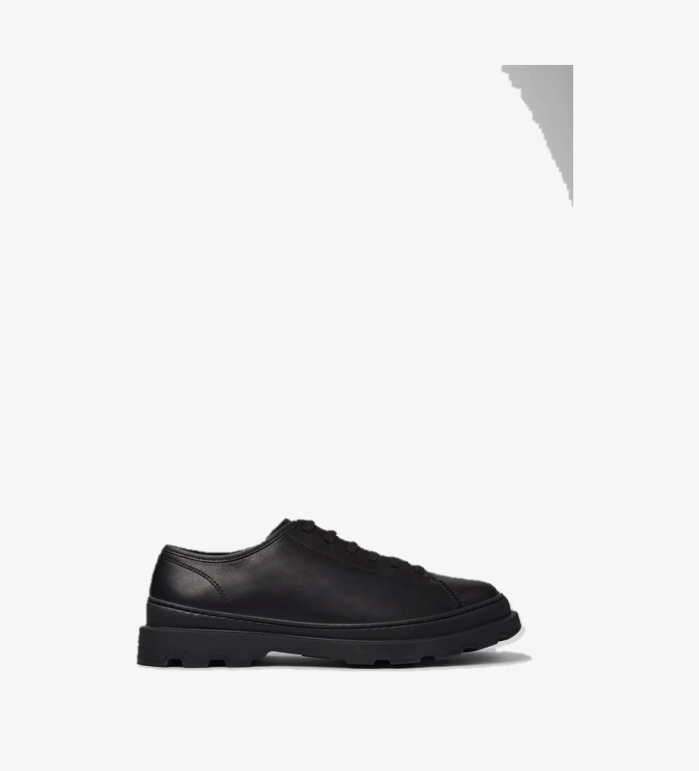 Camper Camper Siyah Brutus+ Erkek Deri Ayakkabı K101066-001 Sneaker | Flo Siyah - 1. görsel