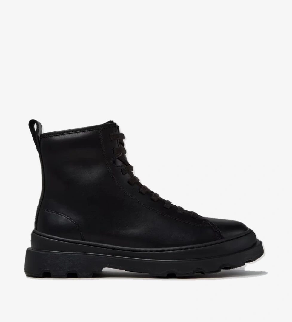 Camper Camper Siyah Brutus+ Deri Kadın Bot K400816-001 | Flo Siyah - 1. görsel