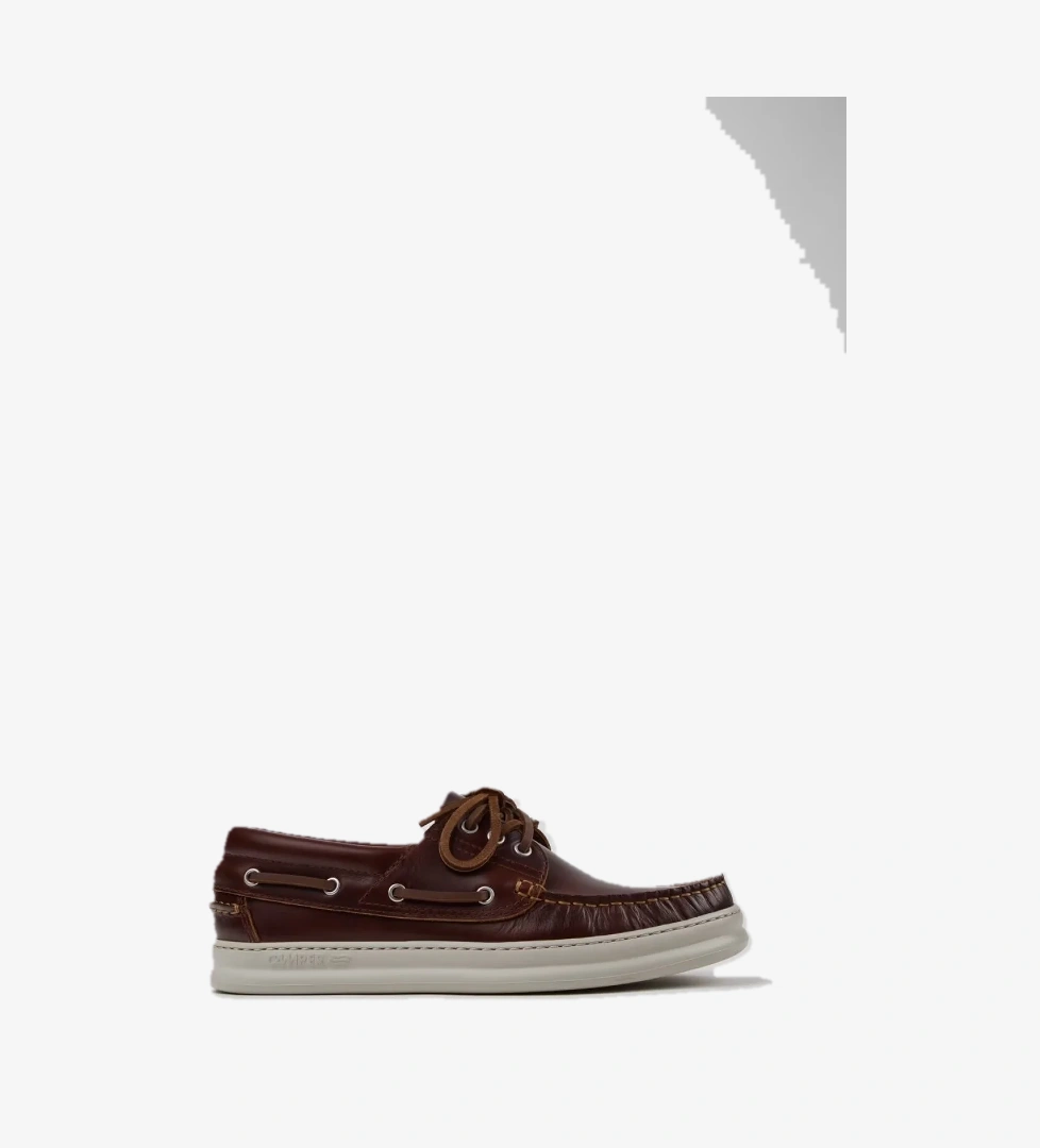 Camper Camper Kahverengi Runner Four Deri Erkek Makosen Ayakkabı K101073-003 Casual Ayakkabı | Flo Kahverengi - 1. görsel