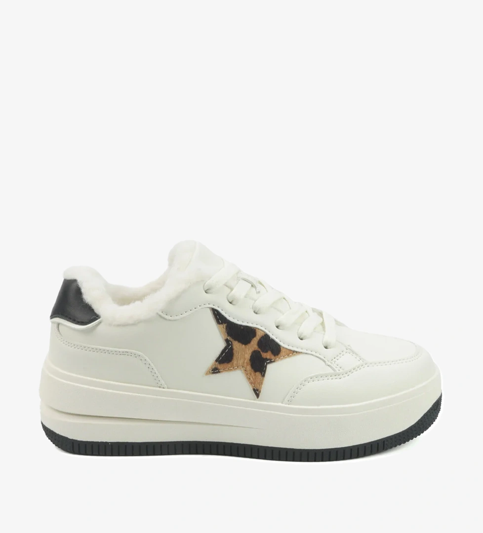 INT1225K046-KRK 5PR Beyaz Kadın Sneaker - Görsel 1