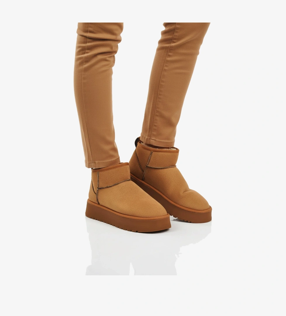 Taba İçi Kürklü Soğuğa Dirençli Kadın Bot U-400 Z