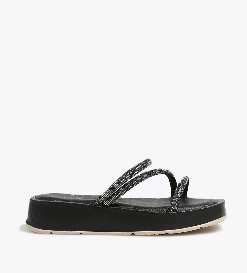 Fabrika Fabrika Siyah Kadın Terlik LOCH Sandalet & Terlik | Flo Siyah - 1. görsel