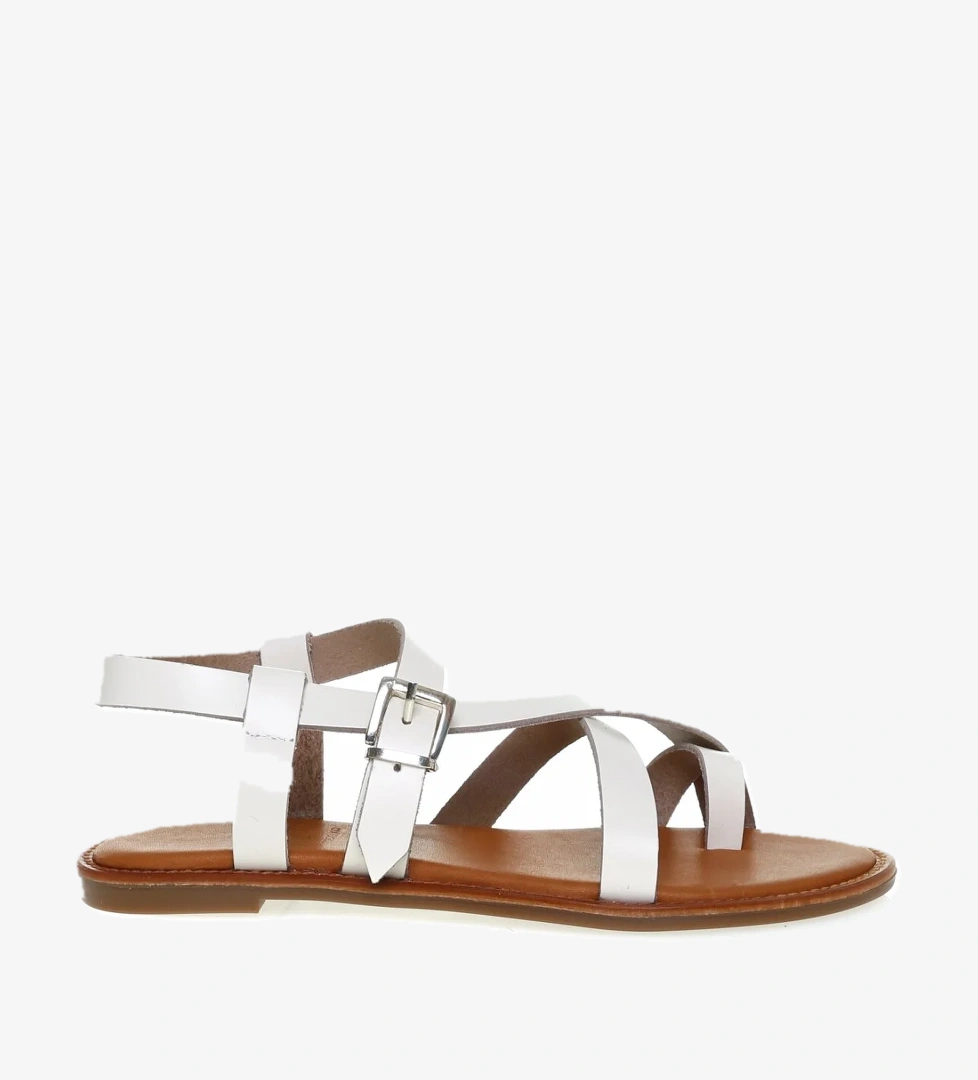 Fabrika Fabrika Bej Deri Ekru Kadın Sandalet BAVYERA Sandalet & Terlik | Flo Bej - 1. görsel