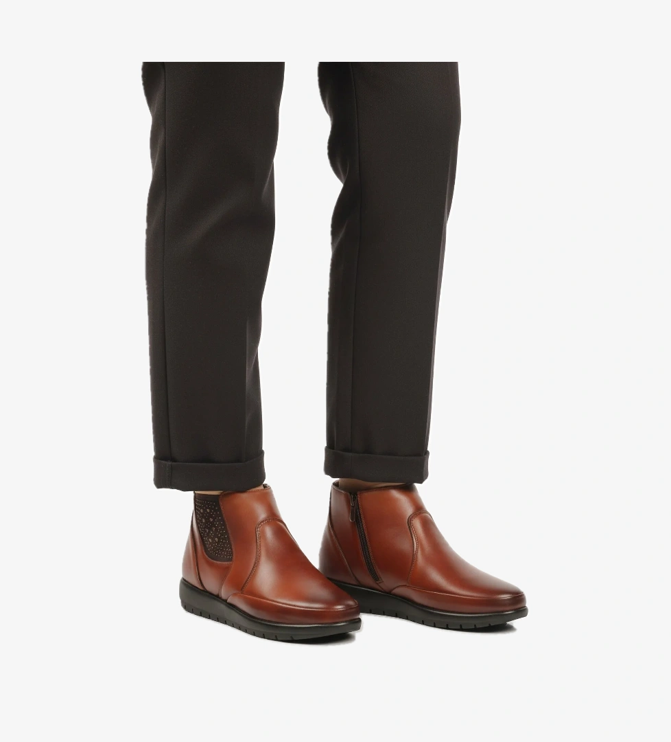 Taba Jel Taban Anatomik Fermuarlı Kadın Bot 301 Z - Görsel 1