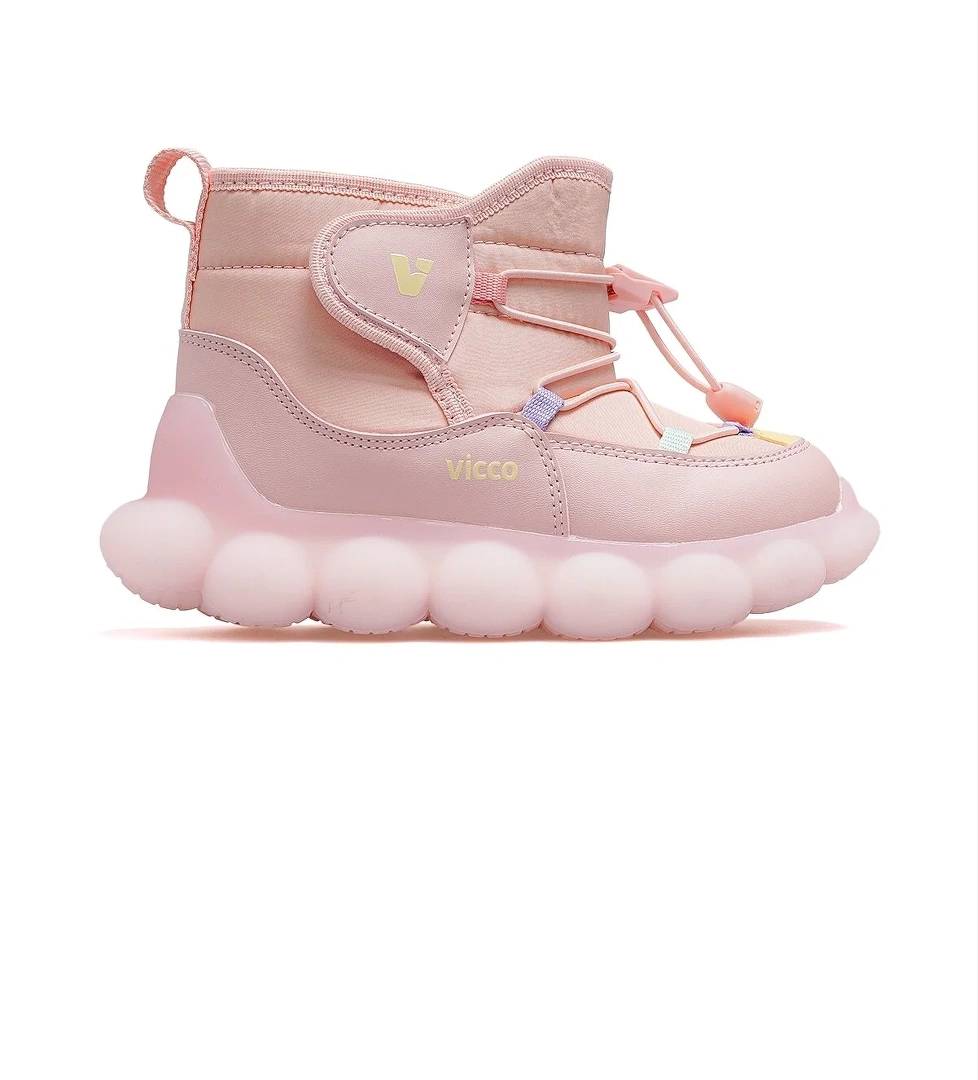 Tatu Kız Çocuk Işıklı Kürklü Bot 25k 943.500 Pk Pudra - Görsel 1