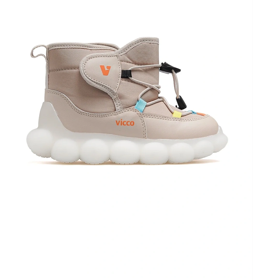 Tatu Kız Çocuk Işıklı Kürklü Bot 25k 943.500 Pk Bej