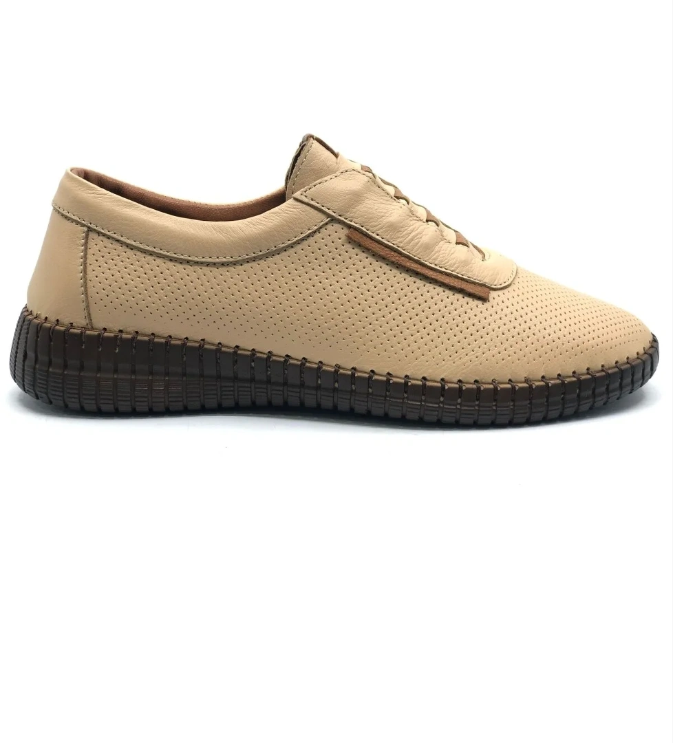 Cigha Hakiki Deri Ortopedik Kadın Casual Ayakkabı - Görsel 1