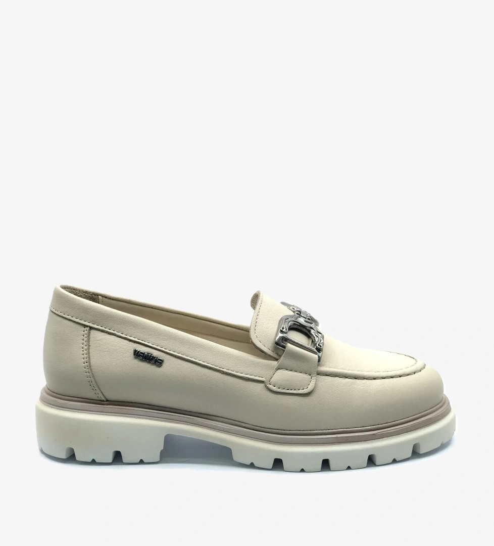 Srow Hakiki Deri Ortopedik Oxford Kadın Klasik Ayakkabı - Görsel 1