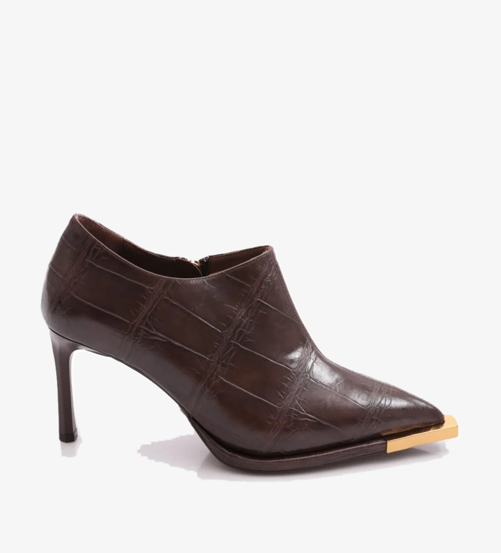 1257 Kadin Sivri Burun İnce Topuklu Bot - Görsel 1