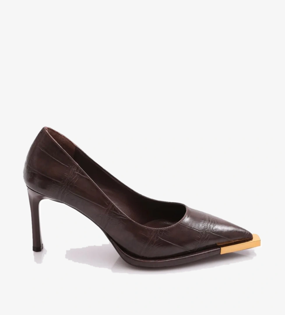 Dgn 12054 Kadin Sivri Burun Topuklu Ayakkabi model görseli