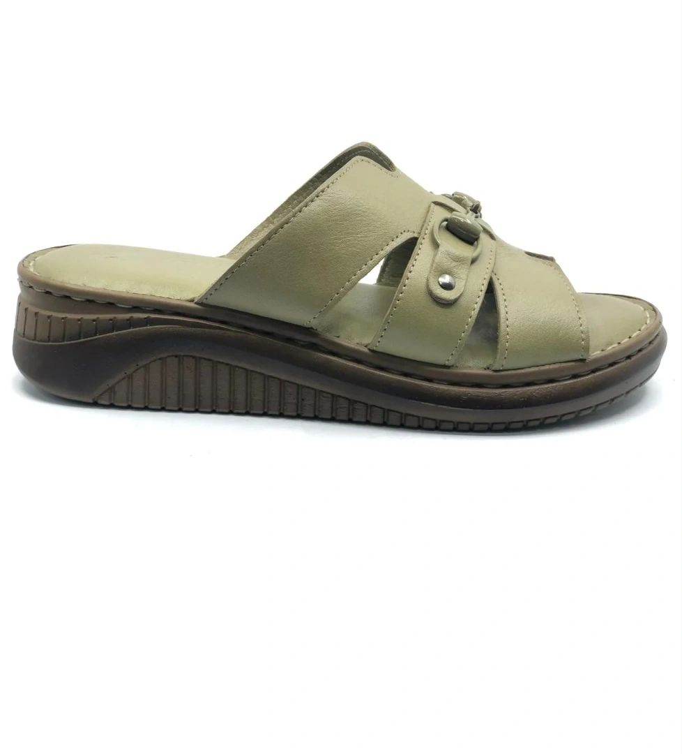 Roz Hakiki Deri Kadın Terlik