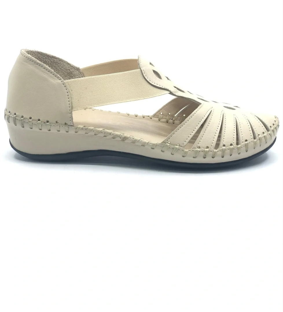 Galantus Hakiki Deri Comfort Ortopedik Kadın Sandalet