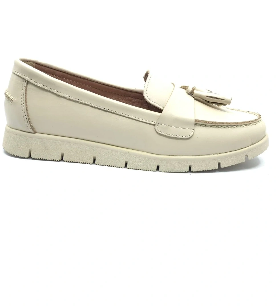 Venüs Piske Hakiki Deri Kadın Babet Ayakkabı model görseli