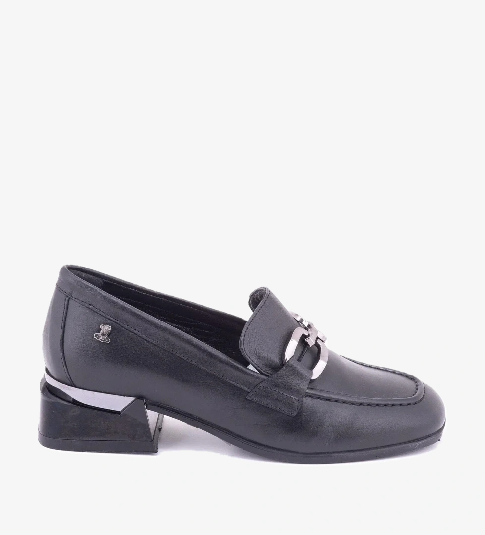 Haydro Hakiki Deri Comfort Ortopedik Kadın Topuklu Ayakkabı - Görsel 1